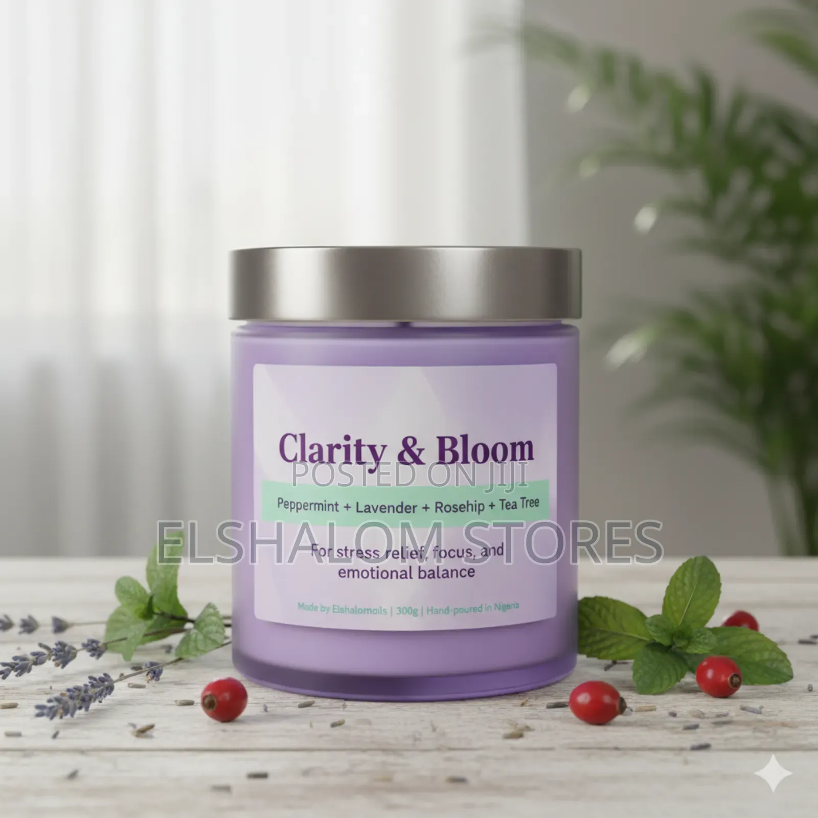 Elshalomoils Aromatherapy Scented Candles 300g