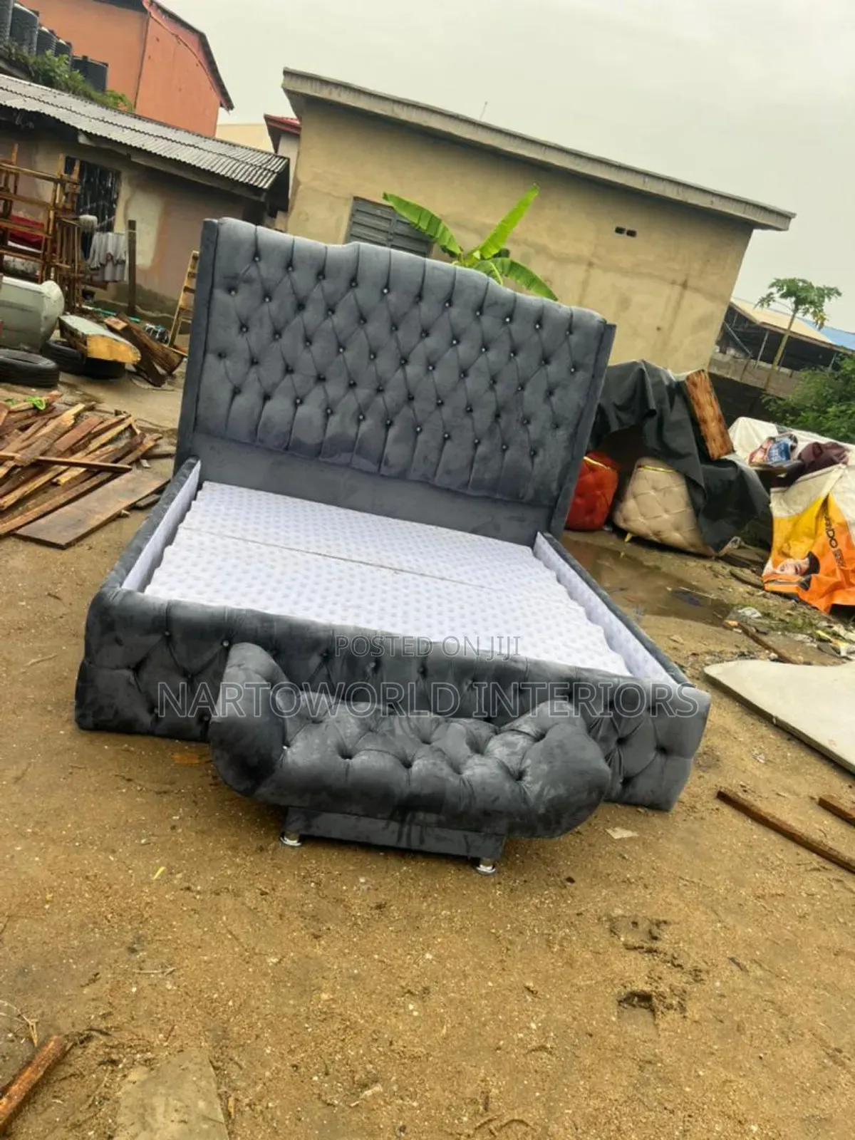 High-Quality Luxury 6by6 Upholstery Bedframe.
