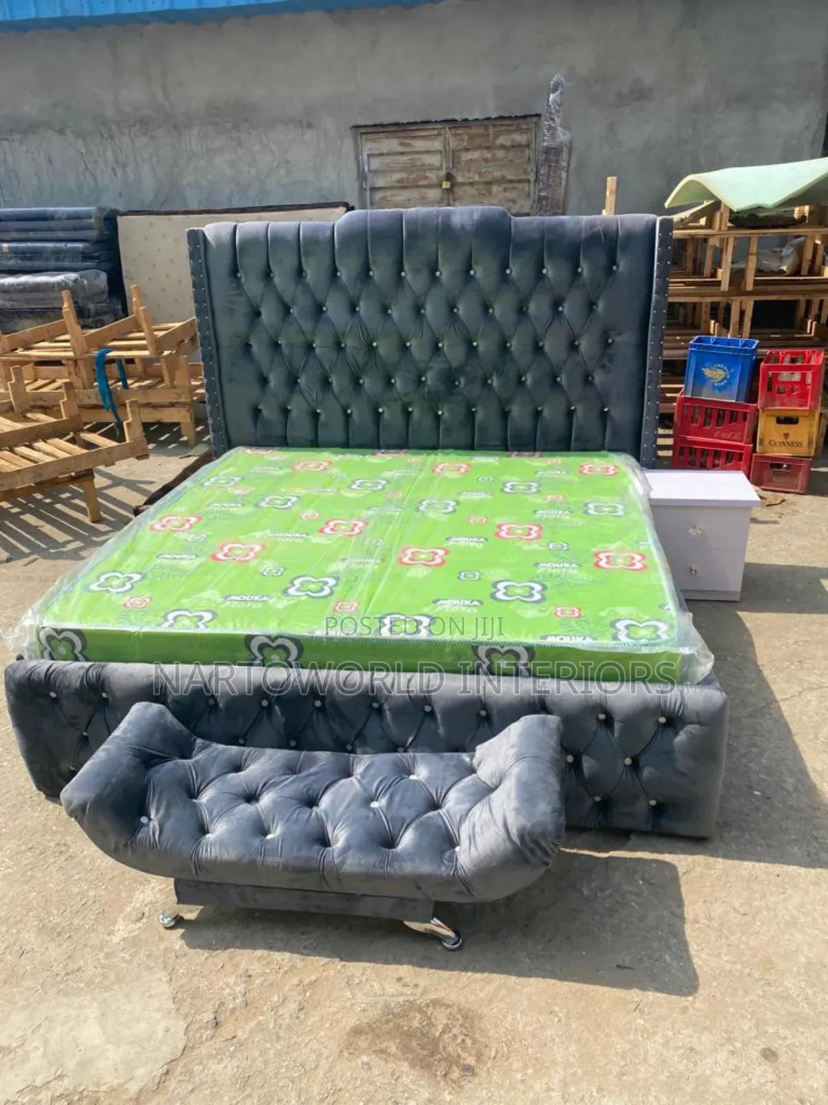 6by6 Upholstery Bedframe.