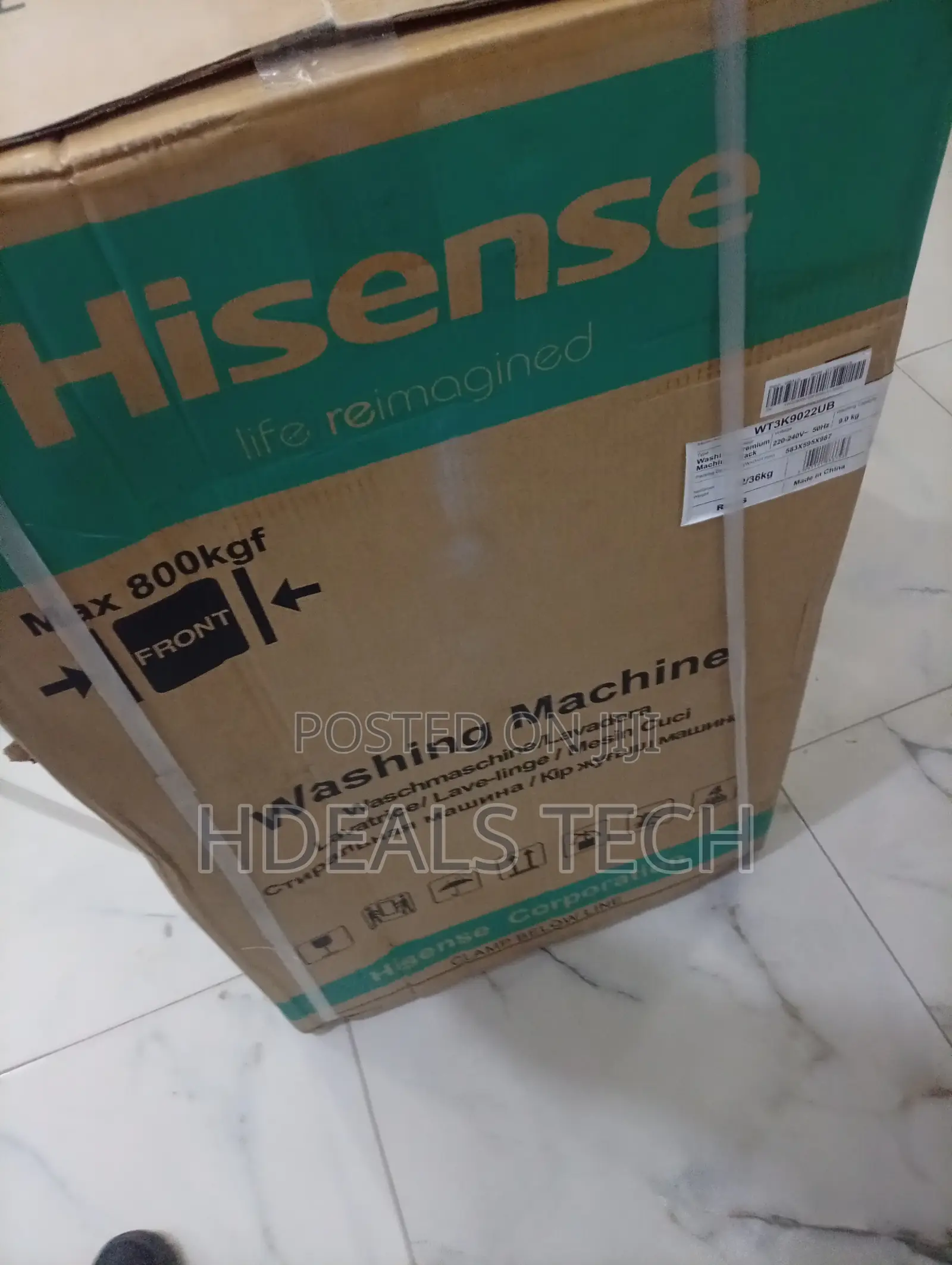 Powerful Hisense 9kg Front Load Washer – Super Silent