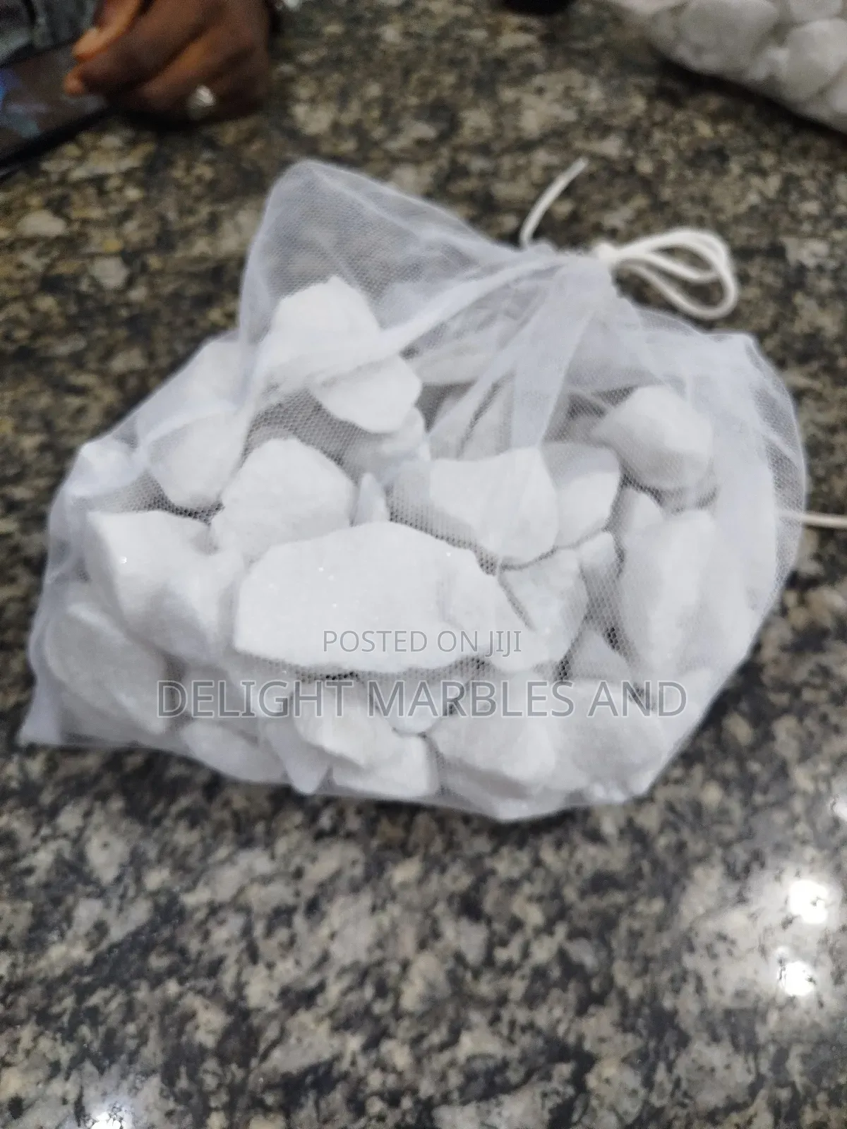 Selected Sparkling White Stones