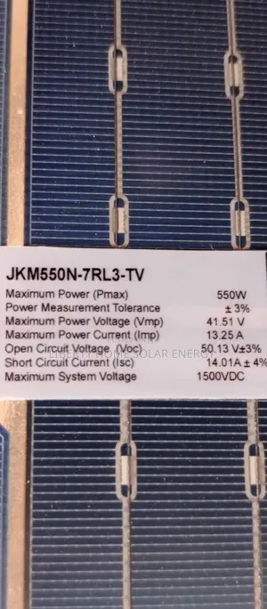 550w Jinko Solar Panel