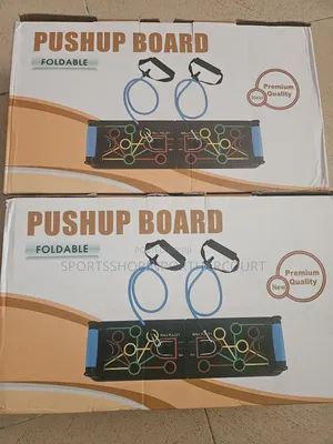 Push Board With Resistance Bands