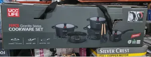 Ucc Life 11pcs Granite Series Cookware Set