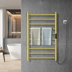 Brushed Gold Electric Towel Warmer