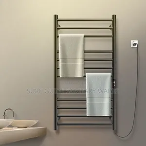 Matt Black Electric Towel Warmer