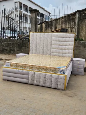 Sleek Fabric 6by6 Bedframe