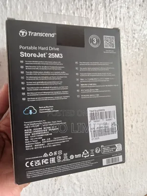 Transcend Storejet 25m3 4tb Portable Hard Drive.