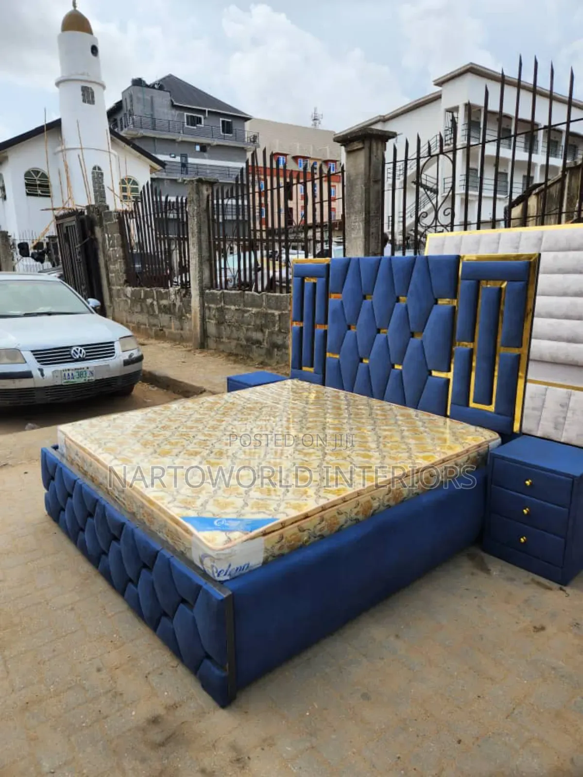 Fabric Luxury 6by6 Bedframe