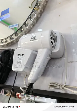 White Hair Dryer for Hotels, Salon and Other Utility Space