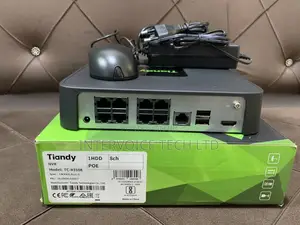 Tiandy NVR 8ch 8poe 6mp Tc-R3108 I/B/P8/C/Eu/L/S