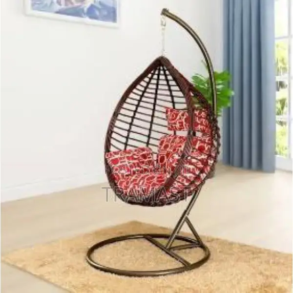 Semi-circle Single Seater Rattan Swing Chair