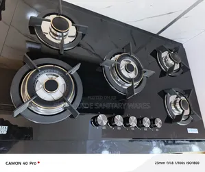 5 Burner Gold Plated All Gas Cooker