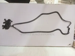 Black Non Tarnish Stainless Steel Necklace