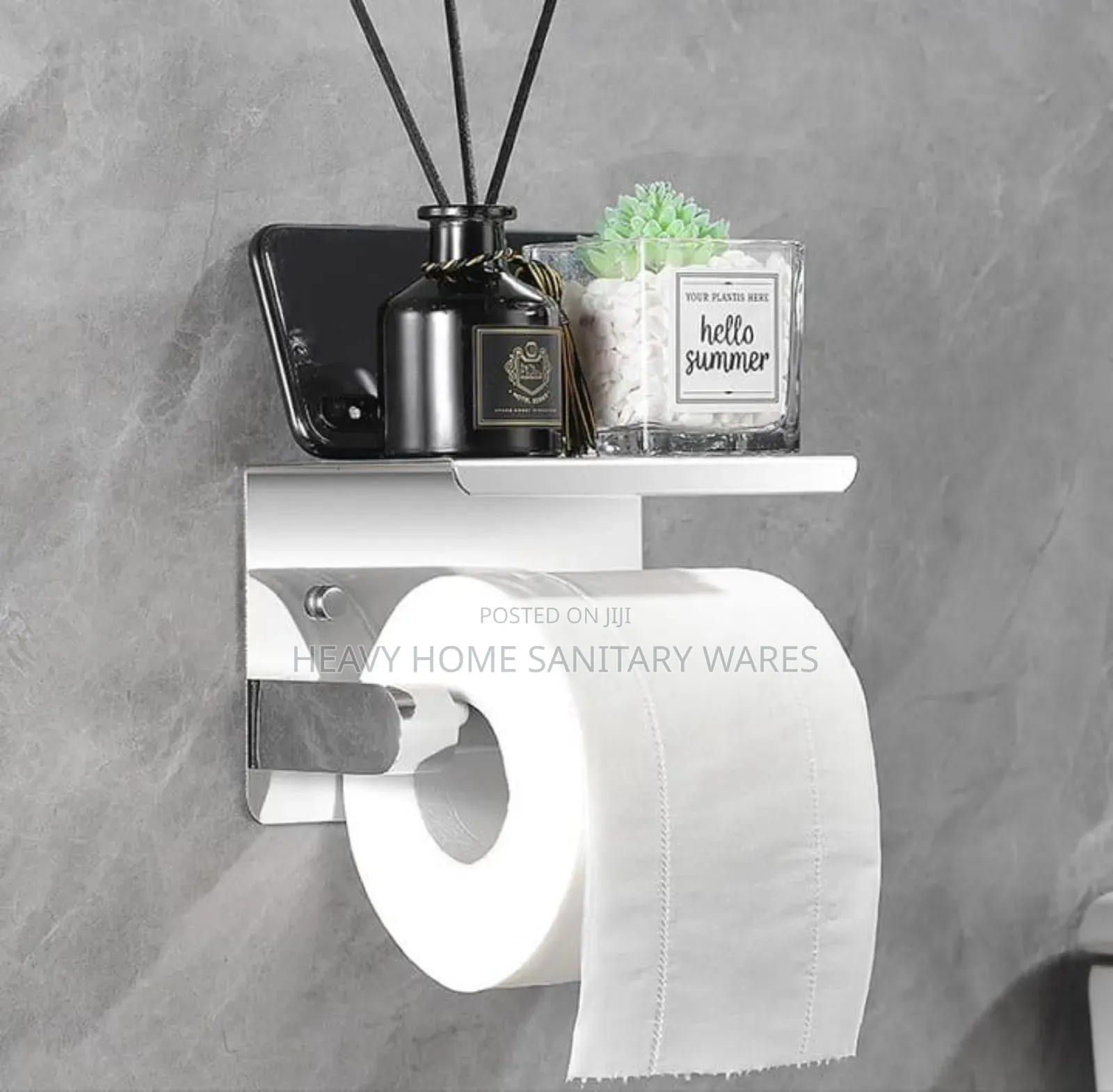 Original Chrome Tissue Paper Holder