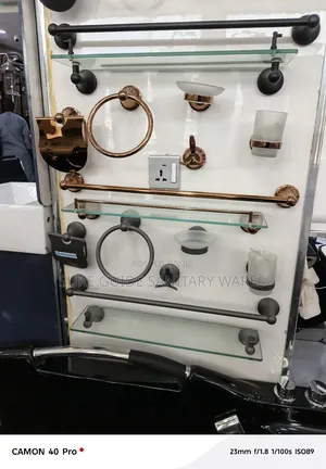 High Quality Grey Complete Set of Bathroom Accessories