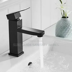 Black Basin Mixer Faucet