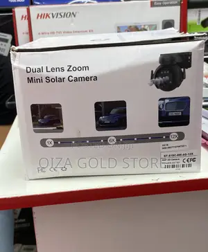 Dual Lens Mini Zoom Solar Camera