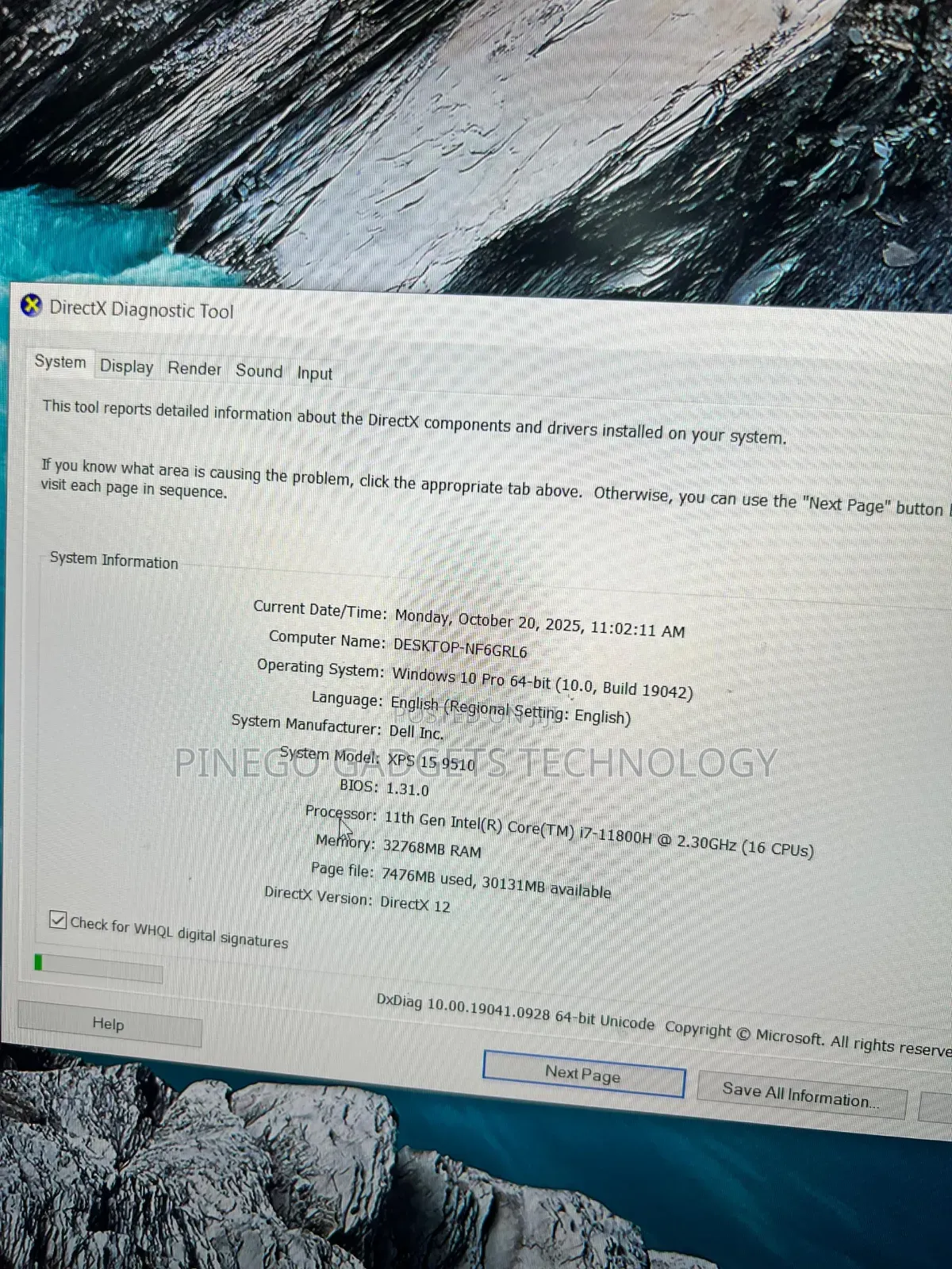 Laptop Dell XPS 15 9510 32GB Intel Core I7 SSD 1T