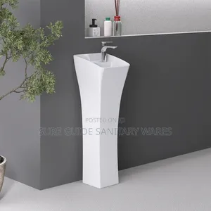 Unique Shape Stand Alone Wash Hand Basin