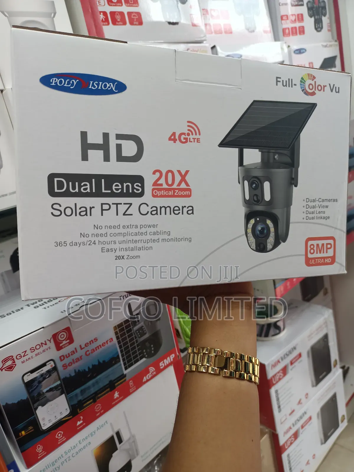 Polyvision Hd Dual Lens Solar Ptz Camera