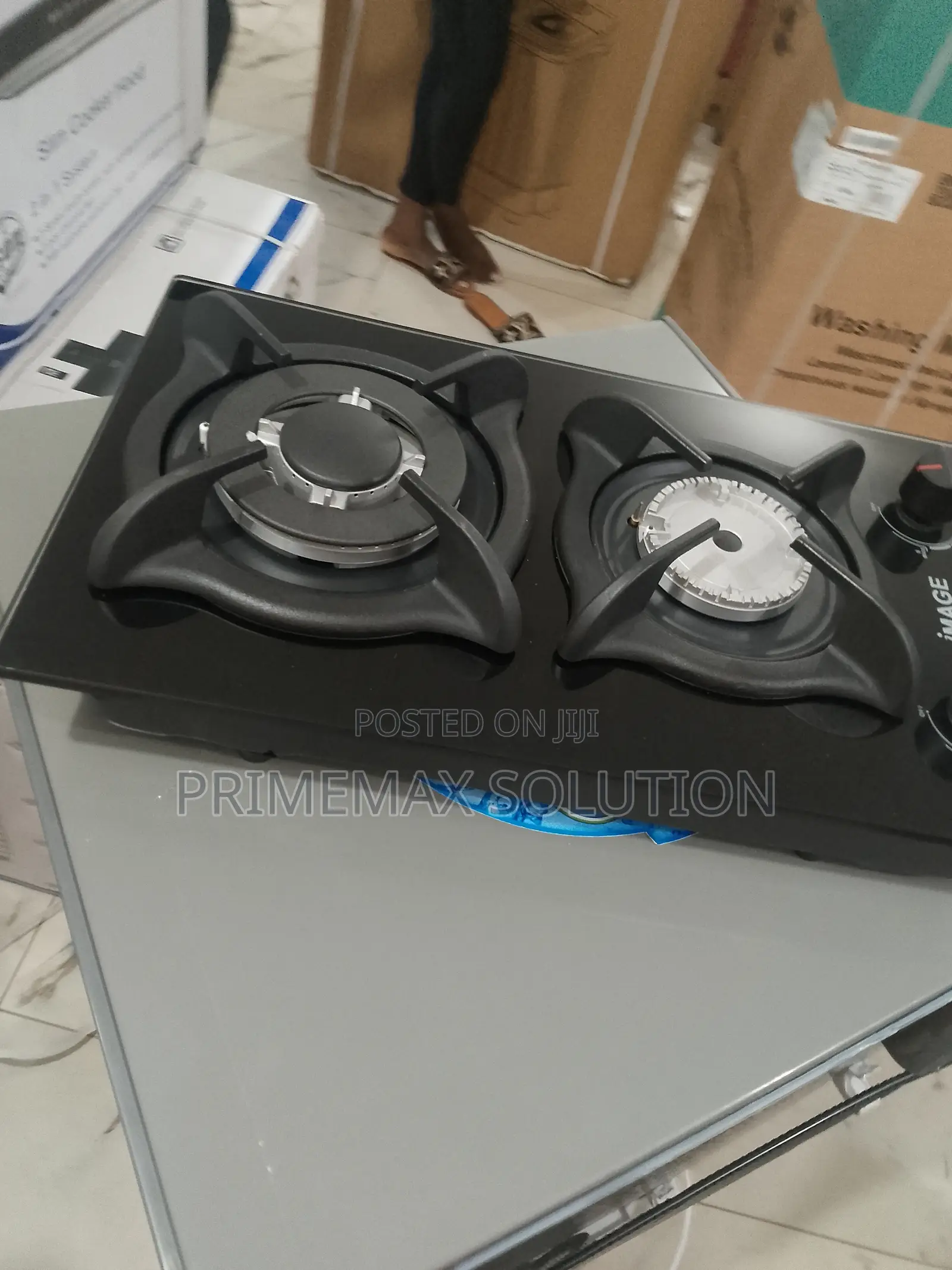 Image Sleek Stainless 70cm 2-Burner Gas Hob Built-In