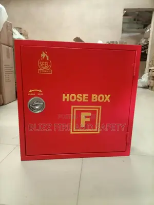 Hydrant Hose Box, 21⁄2 Canvas Hose (2 Unit) And Hand Control Nozzle