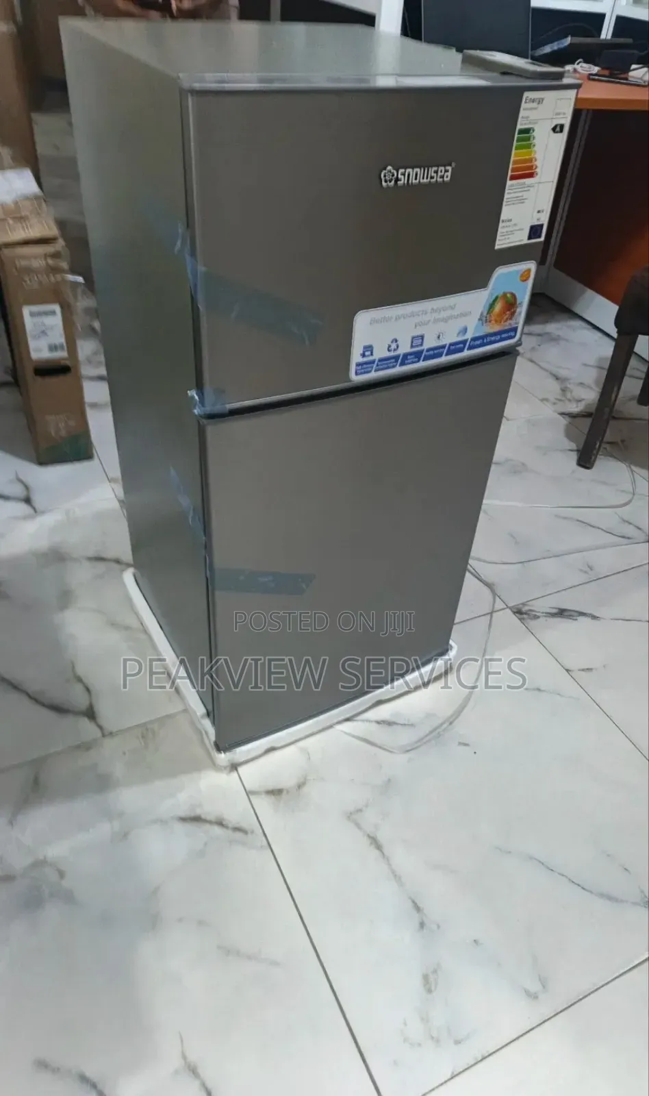 Snowsea BCD-136 Energy Saving Refrigerator Freezer – Modern Finish
