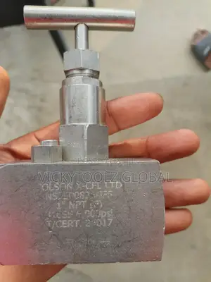 Stainless Colson X Cel 1" Needle Valve