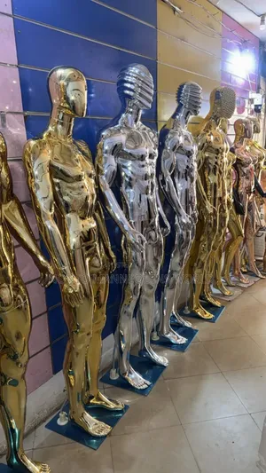 Silver Chrome And Gold Chrome High Quality Mannequins