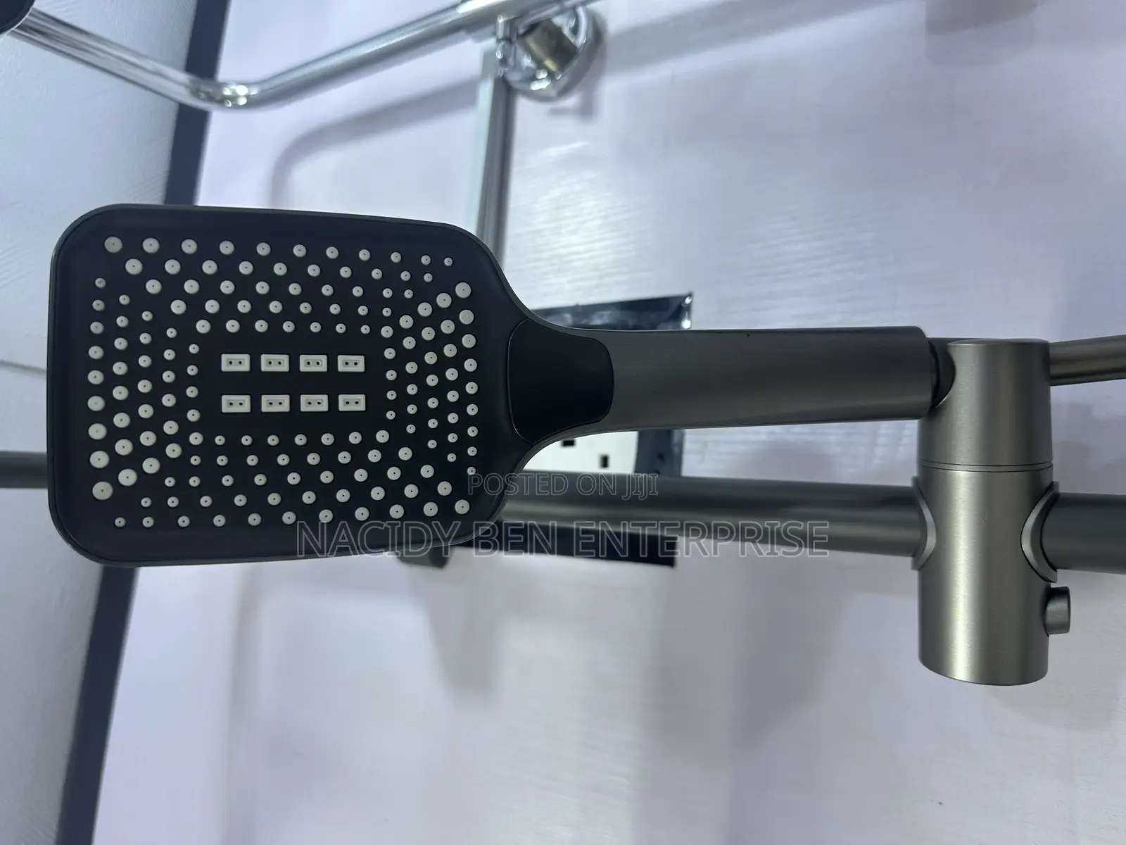 Black Digital Display Led Shower