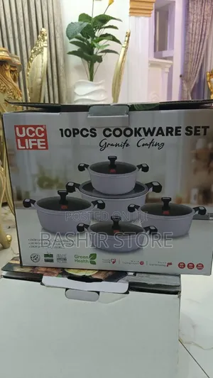 Ucc Life Granite Cookware Set.