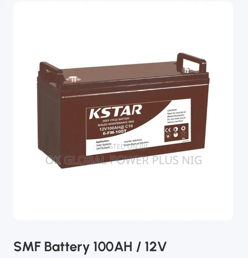 Kstar 100ah/12v Deep Cycle Battery