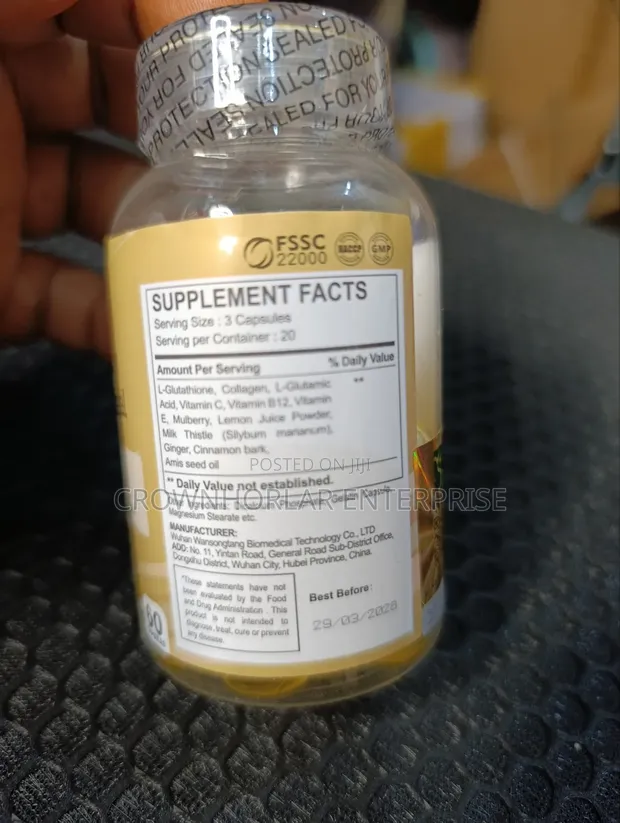 Ultra Whitening Skin Glutathione Liposomal for sale - Crownhorlar  Enterprise  Price:  5,000 on Jiji.ng [Ikorodu]