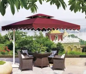 Out Door Chair and Umbrella