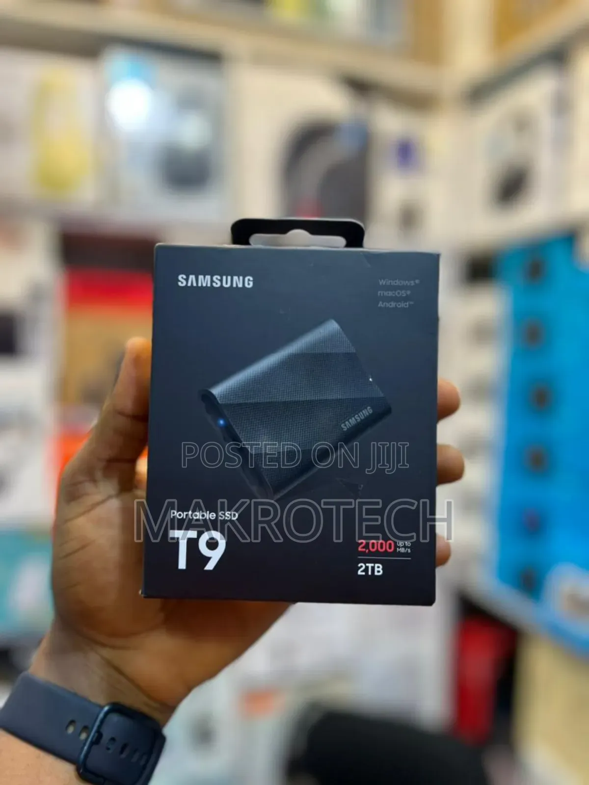 Samsung T9 Portable Ssd 2tb, Usb 3.2 Gen 2x2 2000mbps Solid State Driv