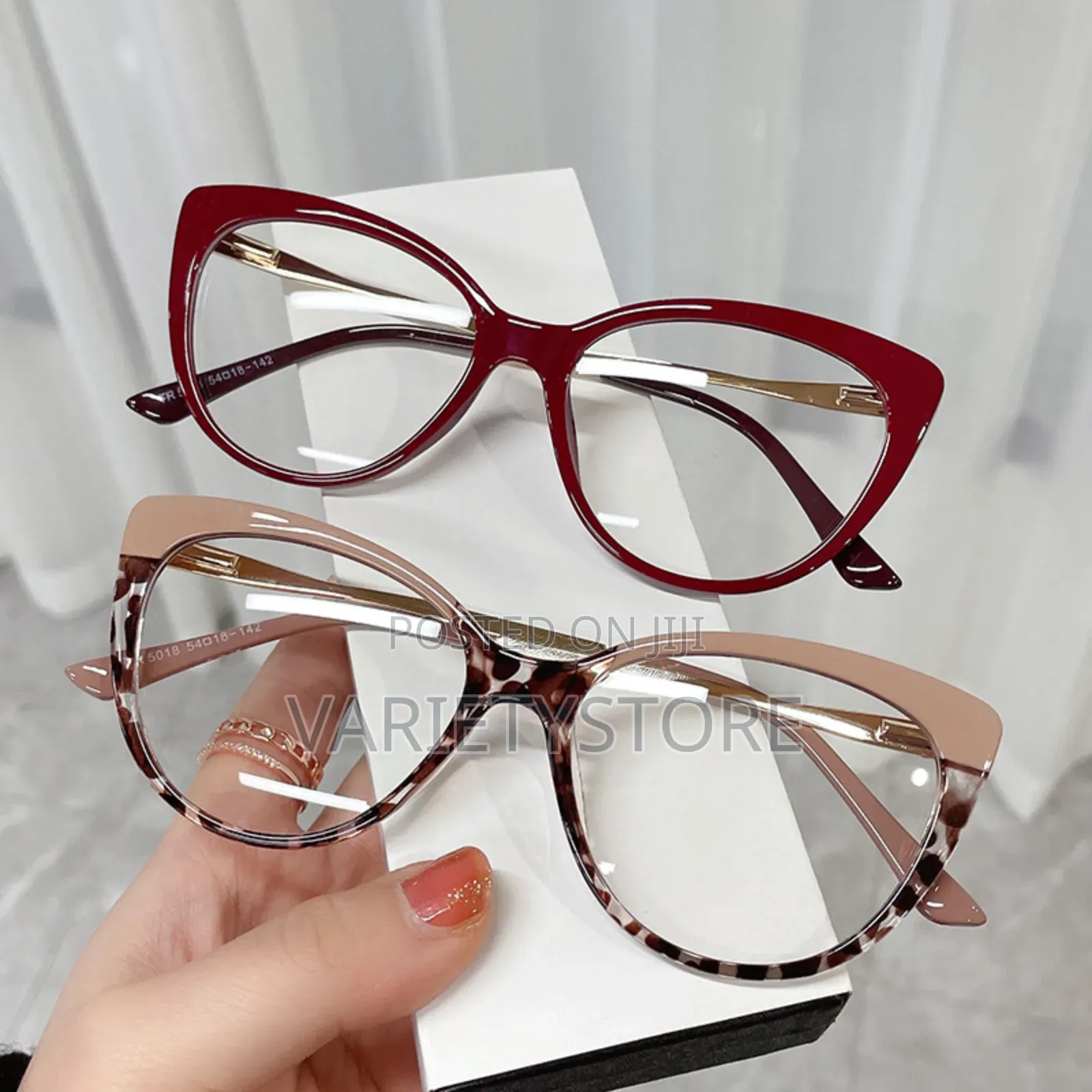 Women Anti Blue Light Blocking Cat Eye Glasses Frame