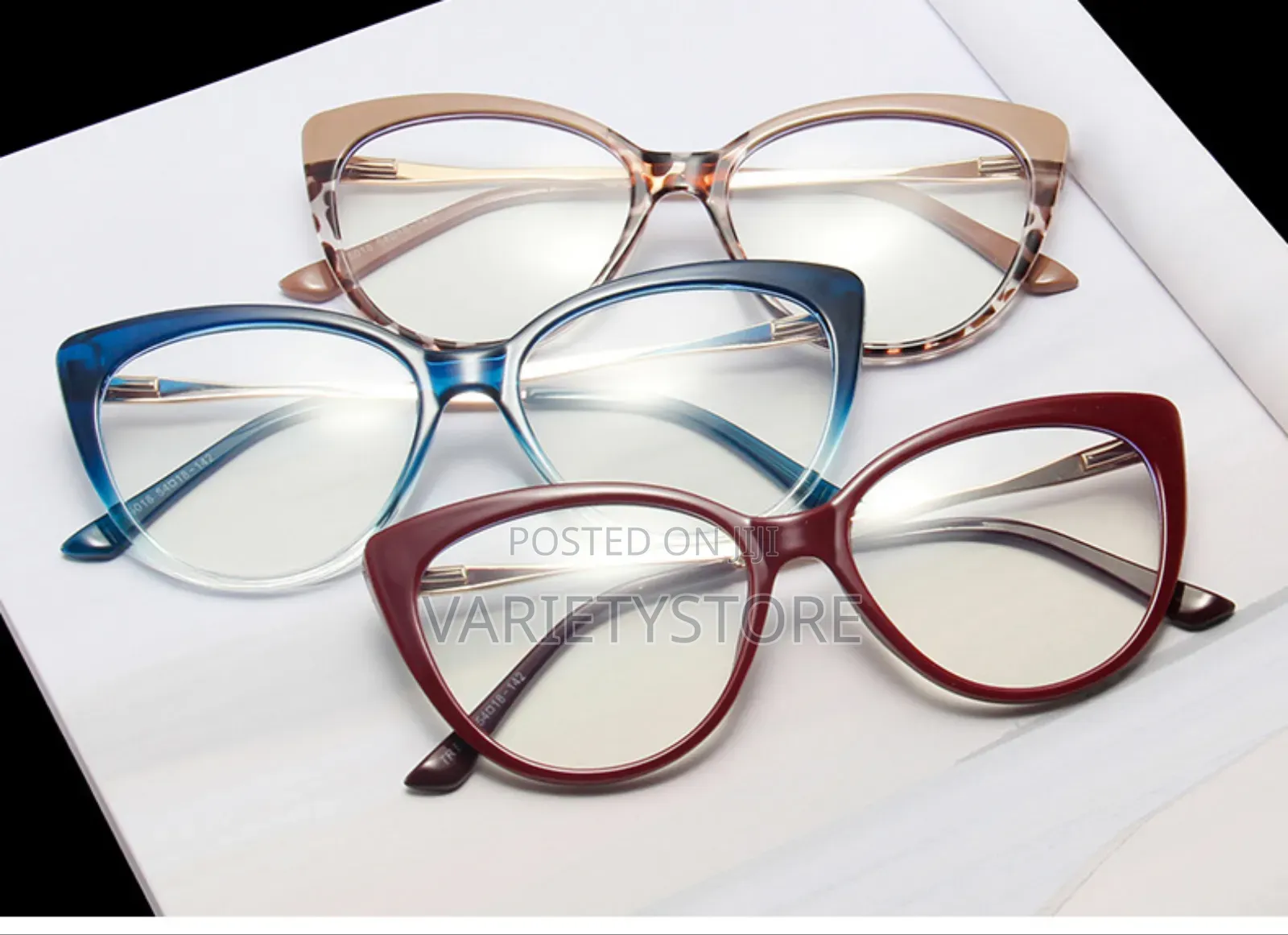 Women Anti Blue Light Blocking Cat Eye Glasses Frame