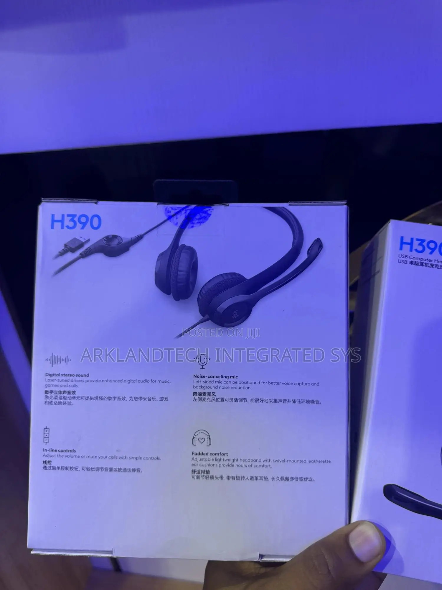 Logitech H390 Usb Headset With Noise-canceling Microphone