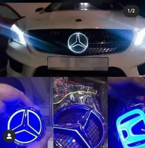 Benz Logo With Light