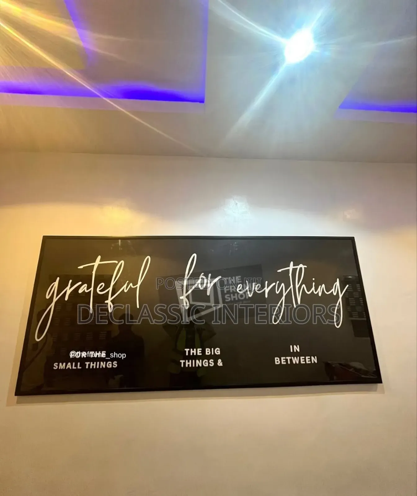 Customized Acrylic Wallframes