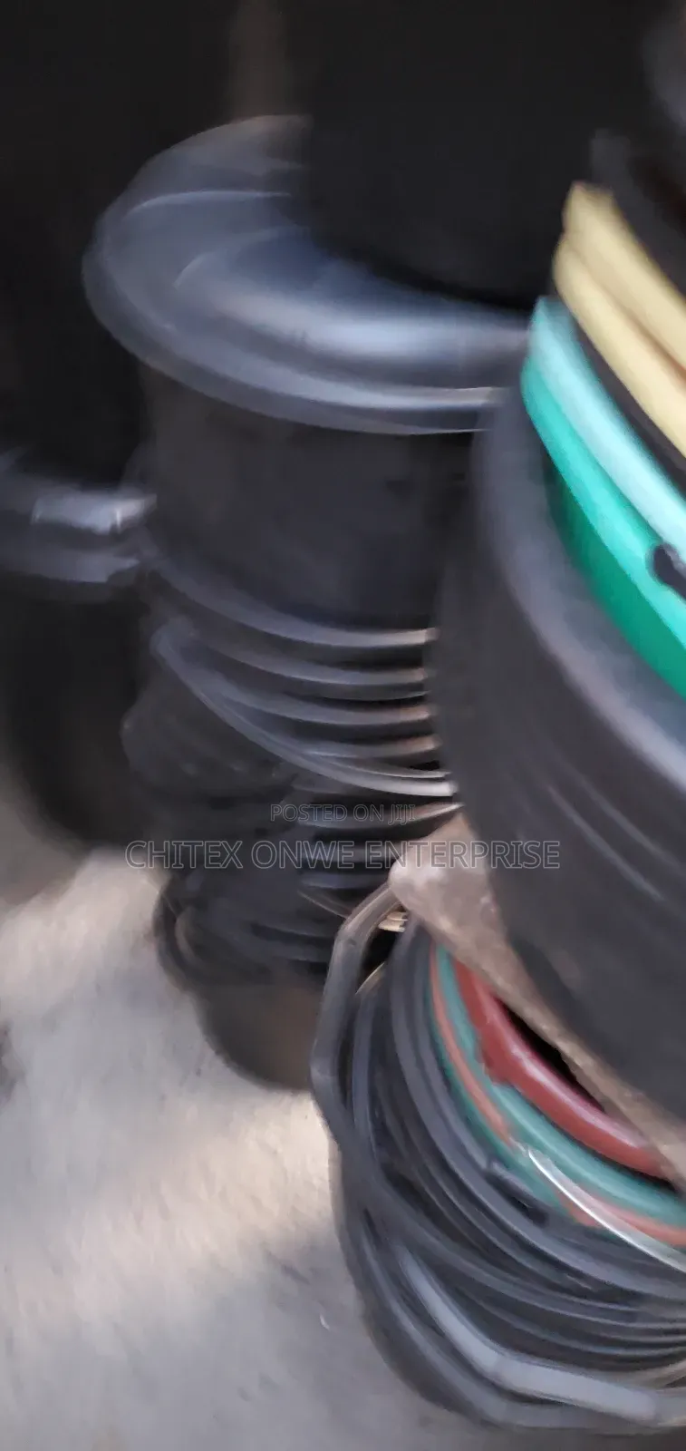 Black Plastic Buckets