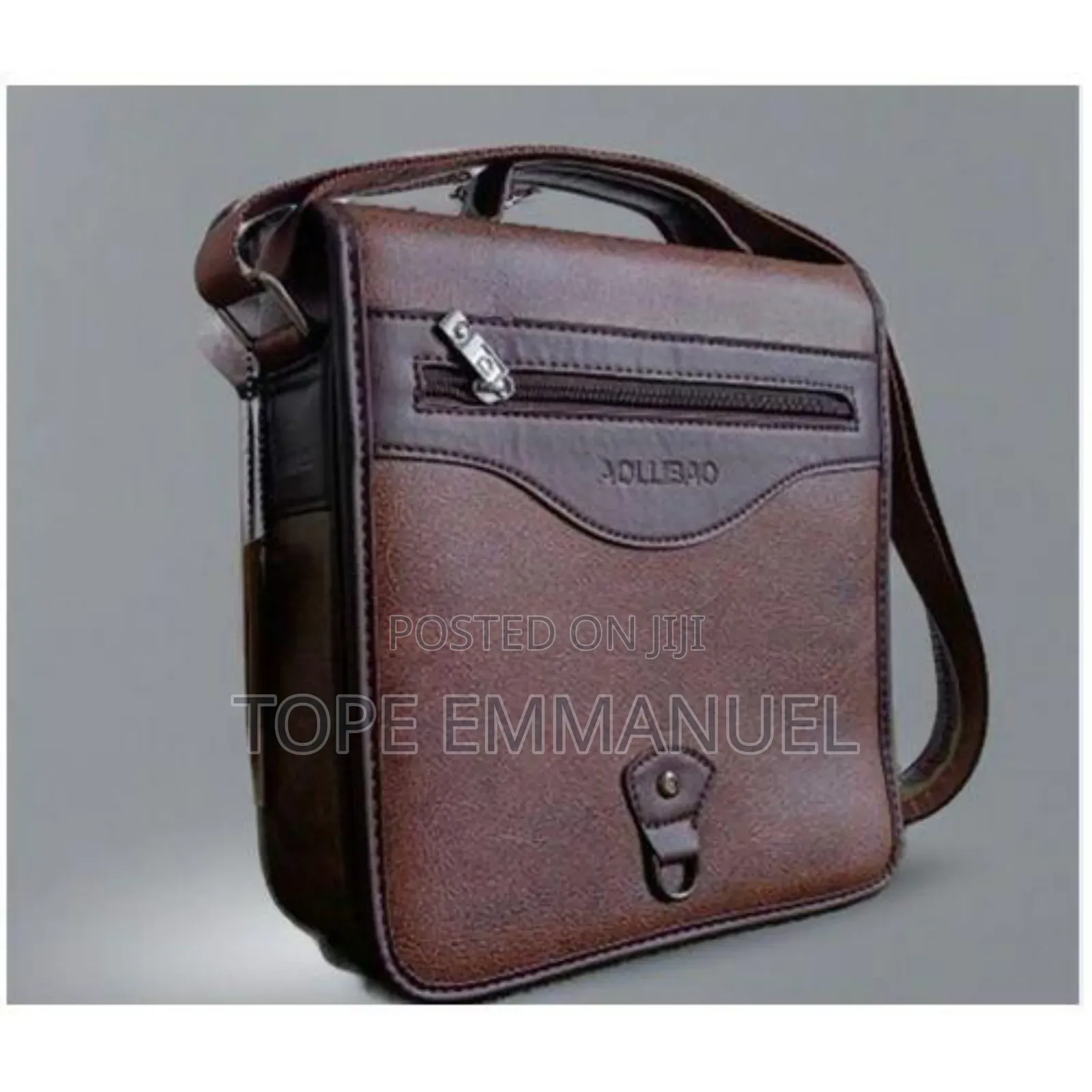 Men’S Premium Leather Shoulder Crossbody Bag
 
