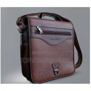 Men’S Premium Leather Shoulder Crossbody Bag
 