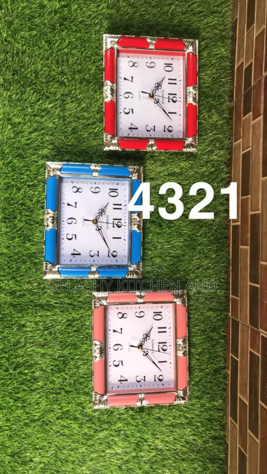 Wallclock Design 6114/4321