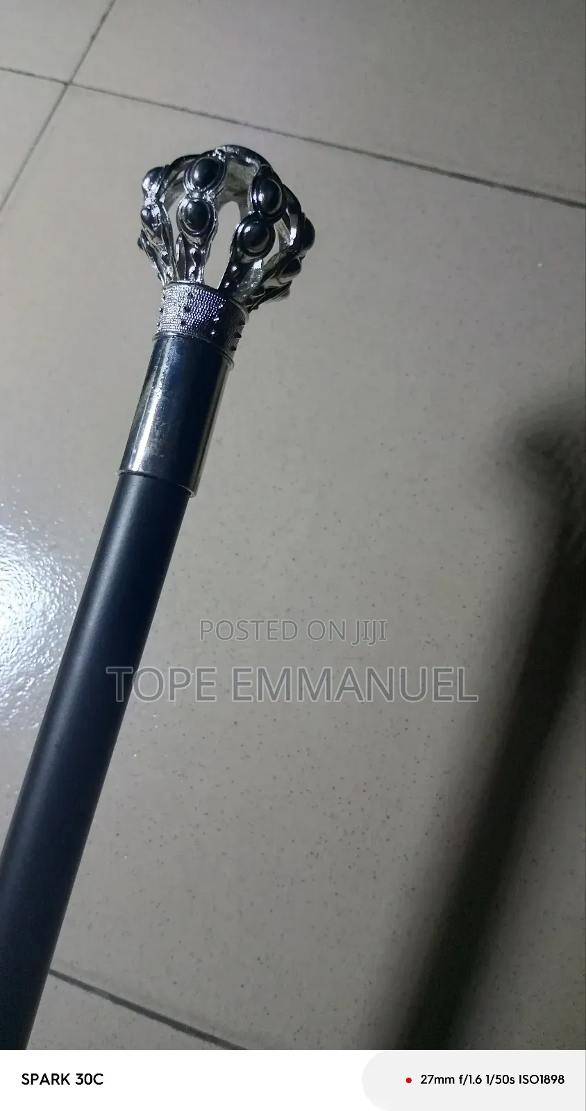 Royal Crown Walking Stick Silver
 