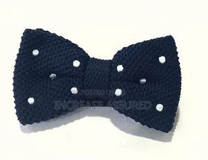 Knitted Polkadot Neck Tie