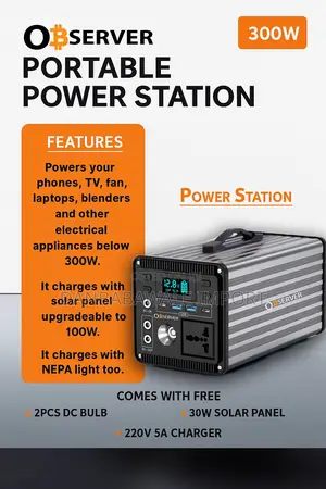Observer 300 Watt Solar Power Station