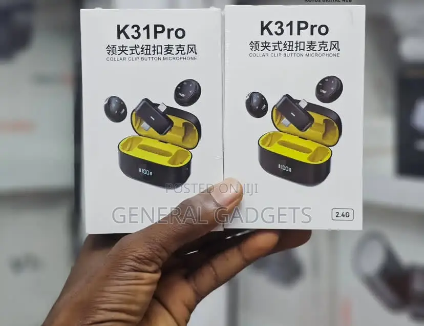 Collar Clip Button Microphone