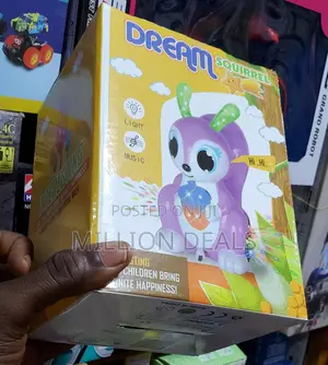 Dream Squirrel Rotation Music Light Kids Toy Ages 3+